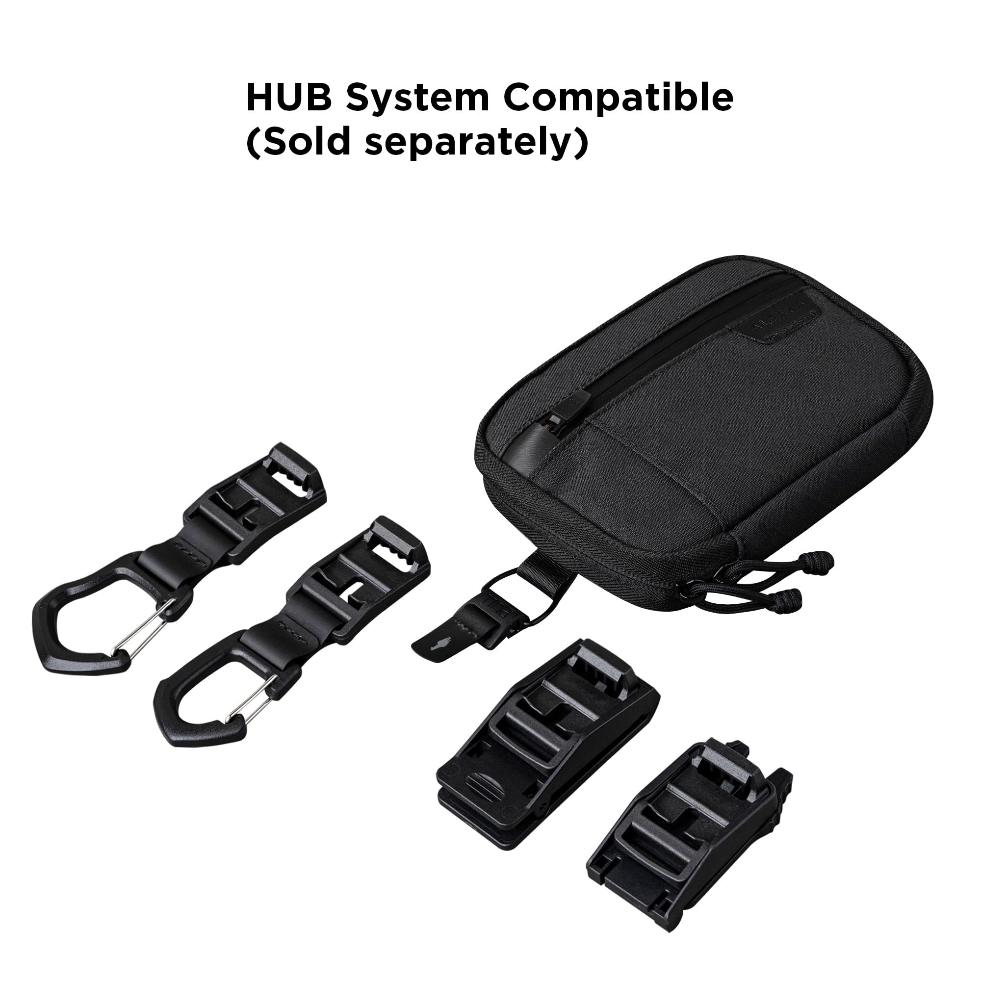 ALPAKA Admin Pouch Pro - Small Tool Pouch with Smooth Zipper, Weatherproof Storage for Electronics, Cables, EDC Organizer, Travel Accessories - Image 6