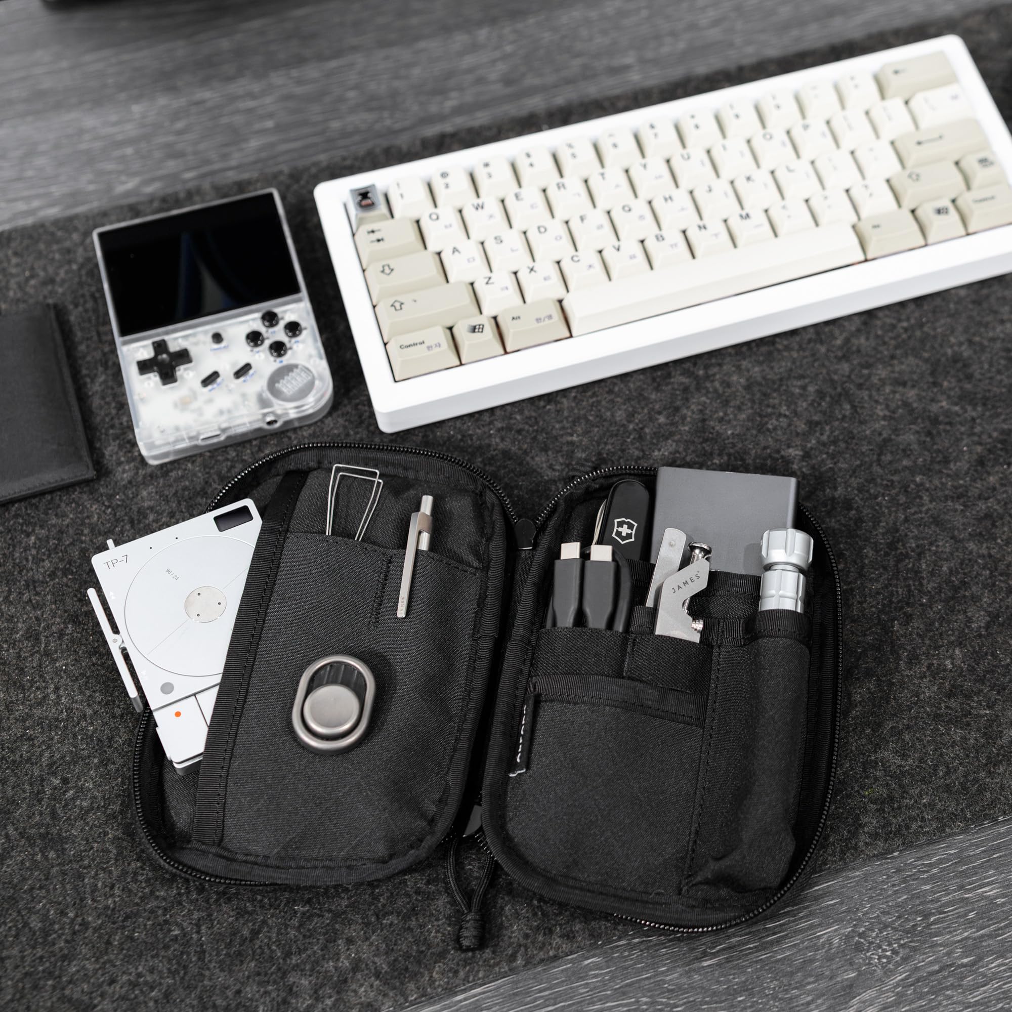 ALPAKA Admin Pouch Pro - Small Tool Pouch with Smooth Zipper, Weatherproof Storage for Electronics, Cables, EDC Organizer, Travel Accessories - Image 8