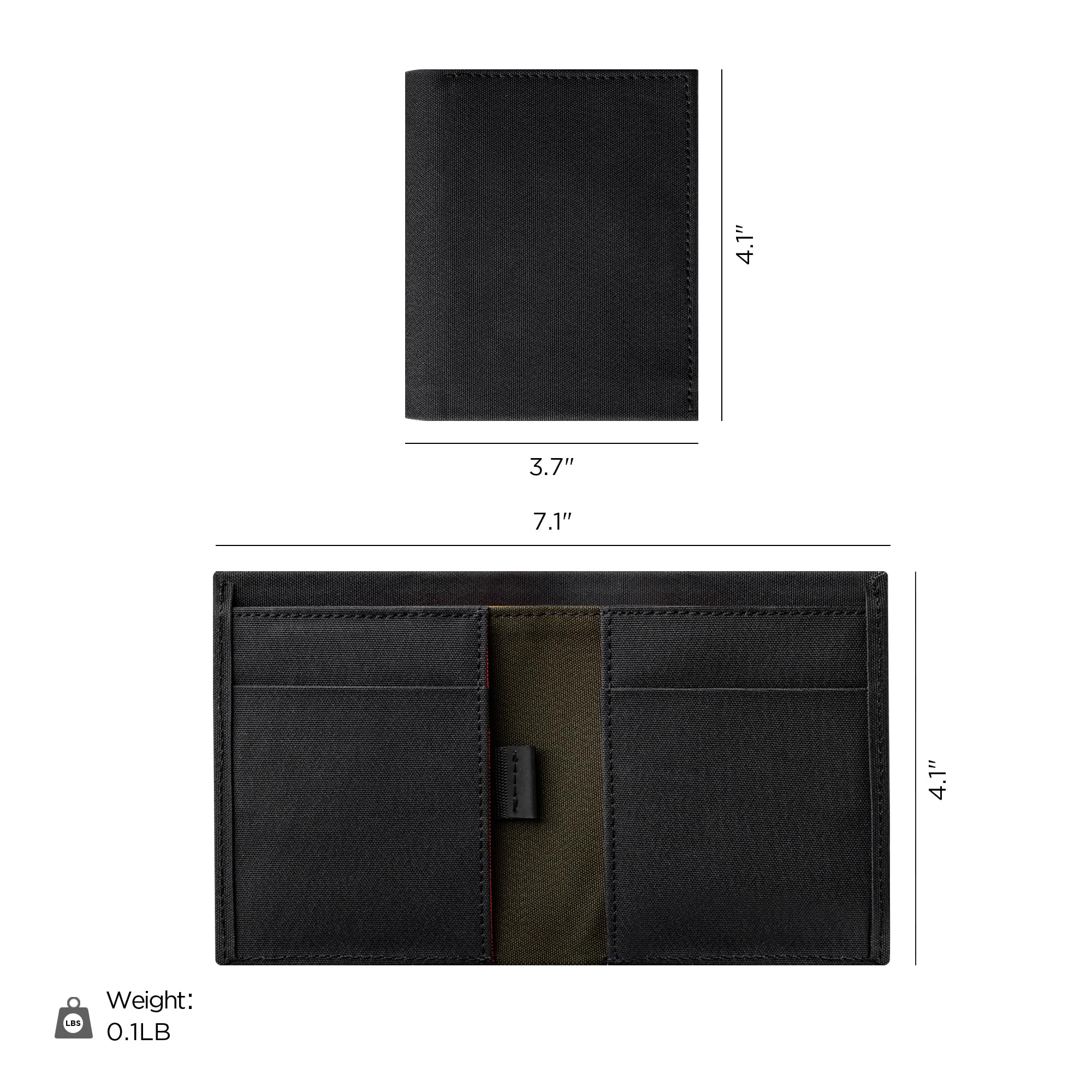 ALPAKA Ark Bifold Cash Wallet - Minimalist Front Pocket Wallet for Men Daily Use,Magnetic Closure for Security - Image 3