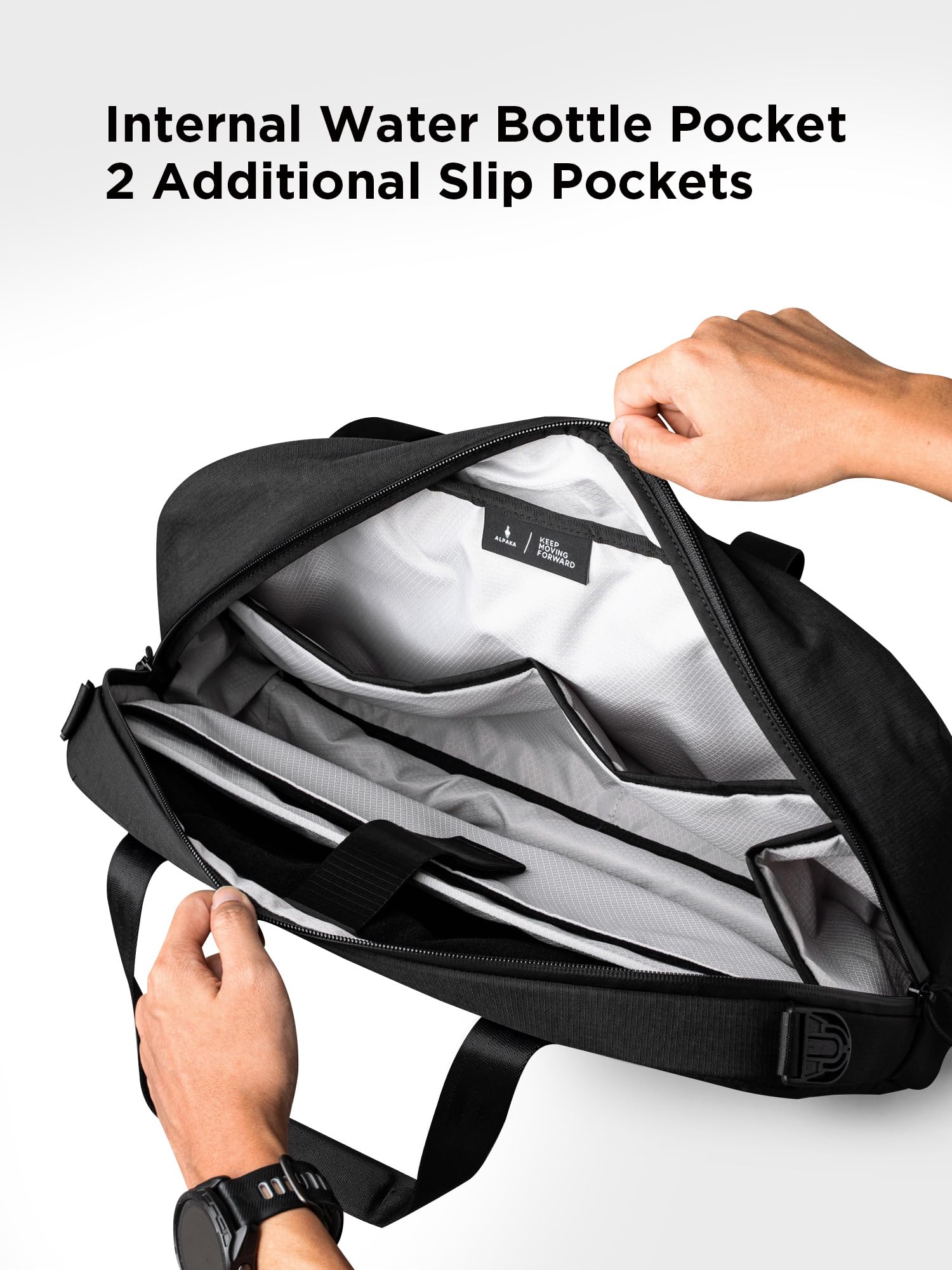 ALPAKA Bravo Brief - 16 Inch Laptop Briefcase, Business Shoulder Bag with Weatherproof, Messenger Bag for Men Work Travel - Image 7