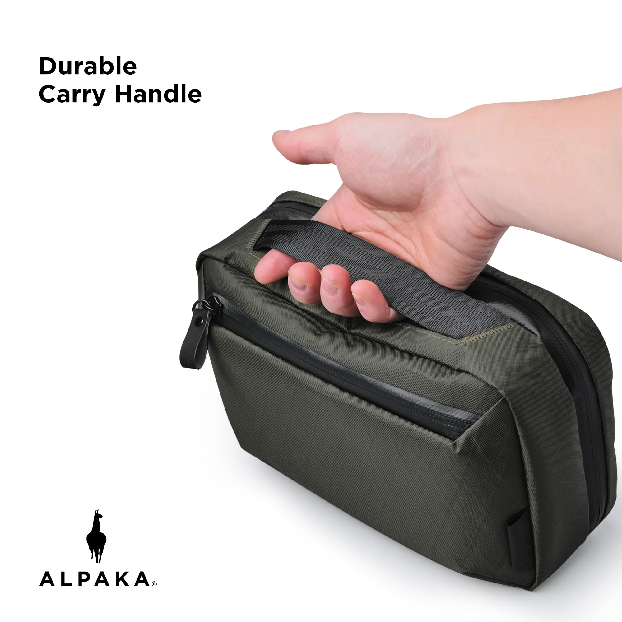 ALPAKA Elements Tech Case Max X-Pac VX21 - Keeps You Clutter-Free - Sling Bag with Adjustable Strap, Weatherproof Fabric fits iPad Mini Series, Electronic Accessories, EDC Tech Organizer for Travel - Image 4