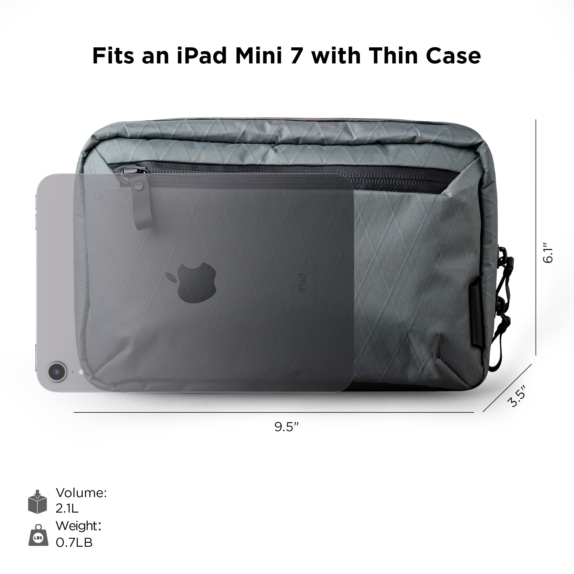 ALPAKA Elements Tech Case - Travel Organizer Pouch for Electronics, Cables, EDC with Weatherproof Fabrics, YKK Zippers - Image 4