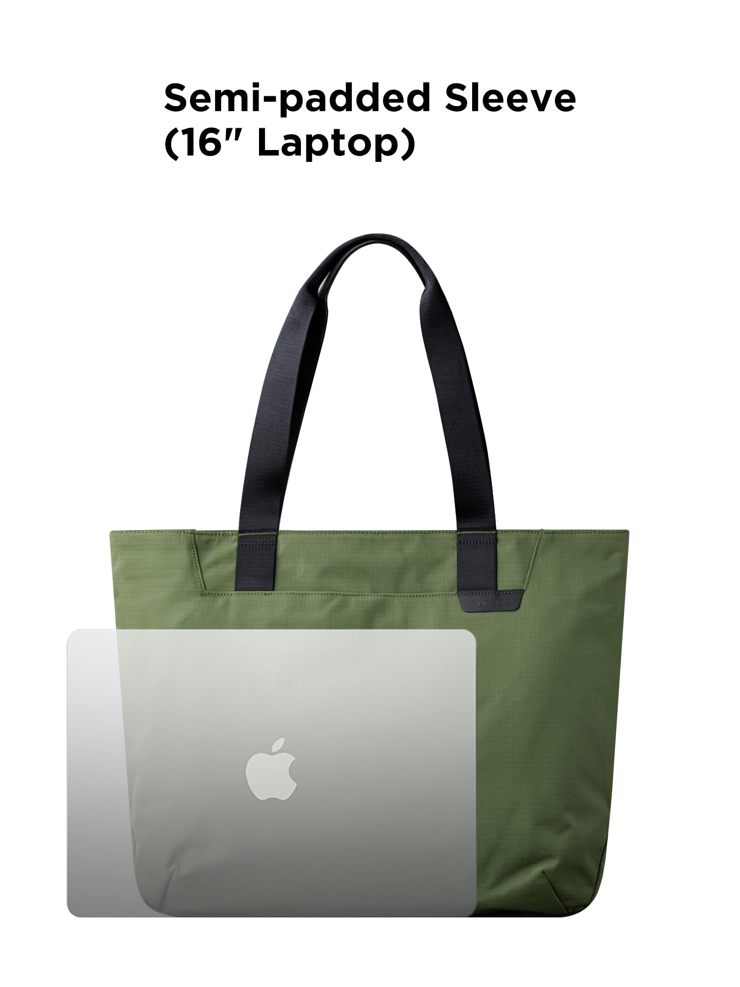 ALPAKA Elements Tote 20 L - Spacious Interior Tote Bag with Foldable,Semi-padded Sleeve fits 16" Laptop - Image 3