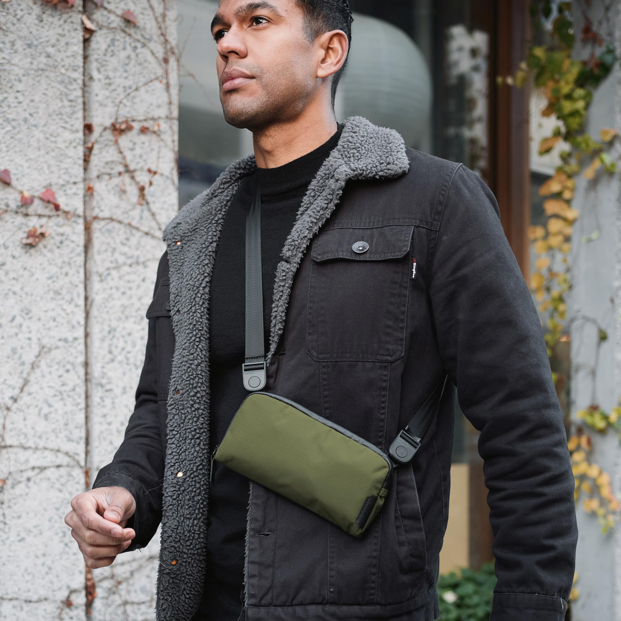 ALPAKA Flight Pouch - Compact Travel Bag (0.3L), Fits Phone and Passport, Travel Purse for Men, YKK Zipper Main Compartment - Image 3