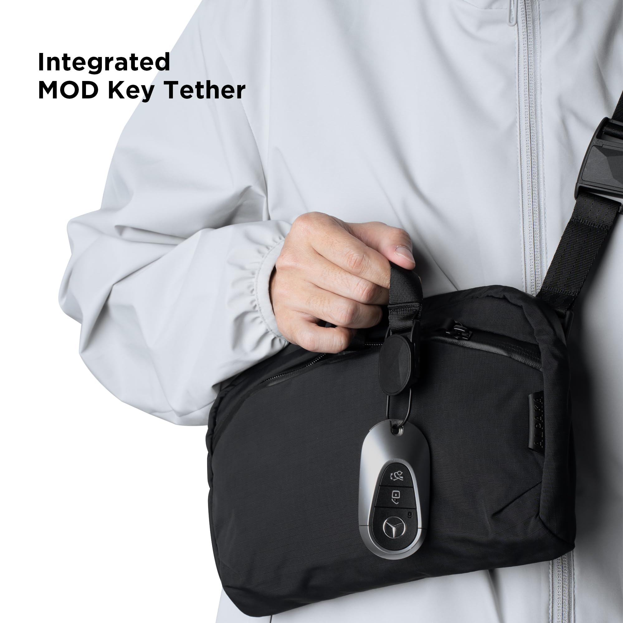 ALPAKA Flight Sling 2L- Crossbody Sling Bag For Men Travel Lightweight,Portable, Packable, with Quick Release Shoulder Strap - Image 6