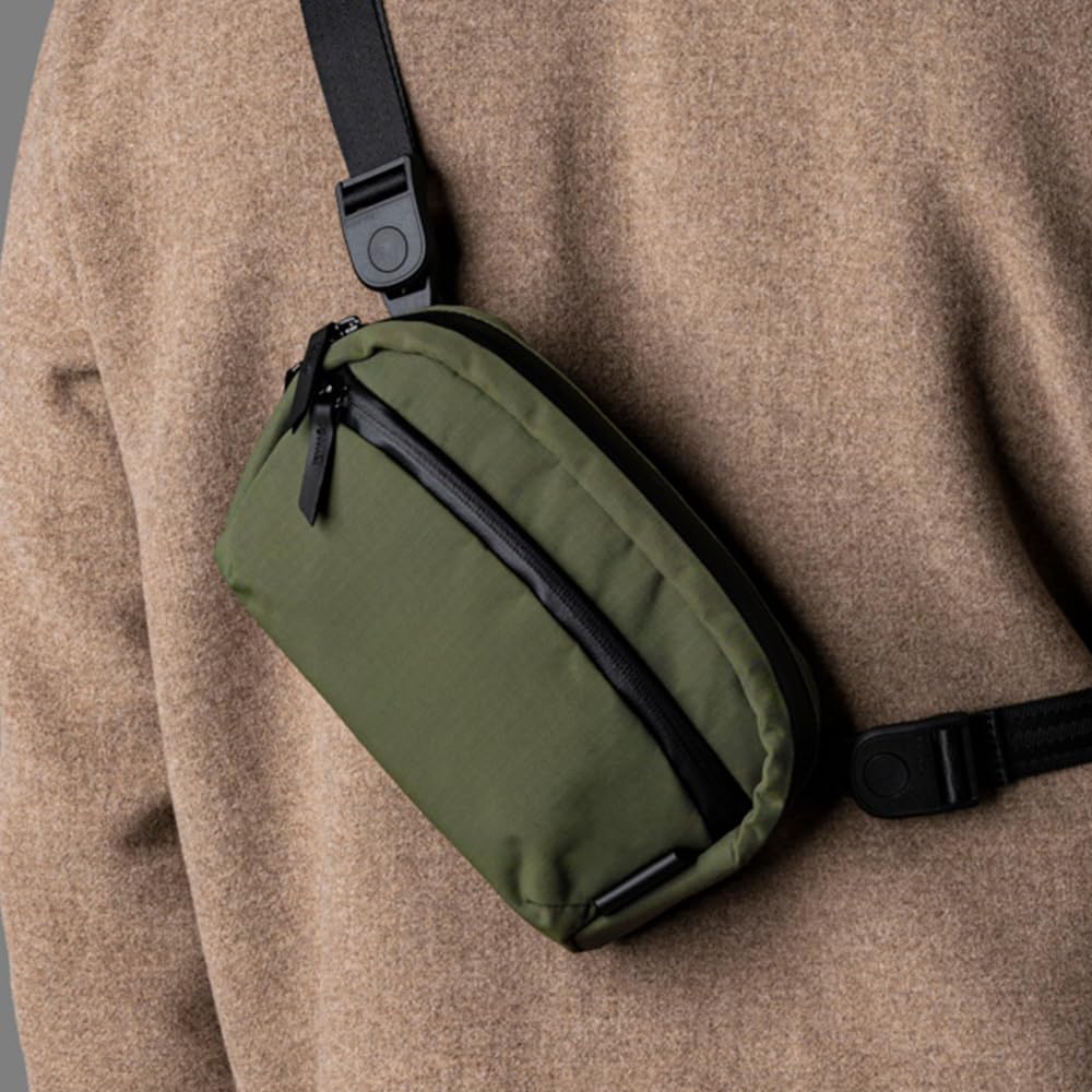 ALPAKA Flight Sling Bag 1L - Small Men's Crossbody Bag with Adjustable & Detachable Shoulder Strap - Tech Organizer - Image 3