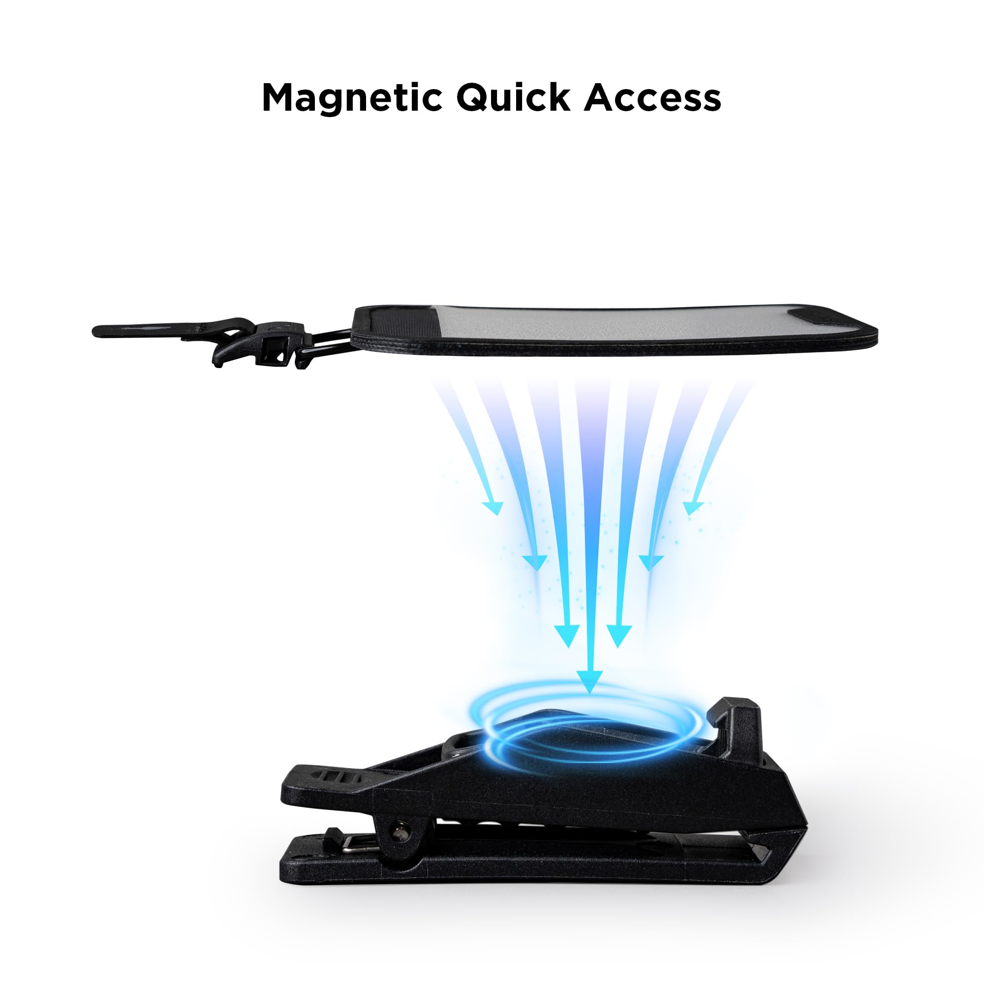 ALPAKA HUB Cardholder - Waterproof and Versatile Card Wallet - Front Pocket for ID Tag or Transport Card - Back Pocket Holds 2 to 4 Cards - Includes HUB Clip - Image 4