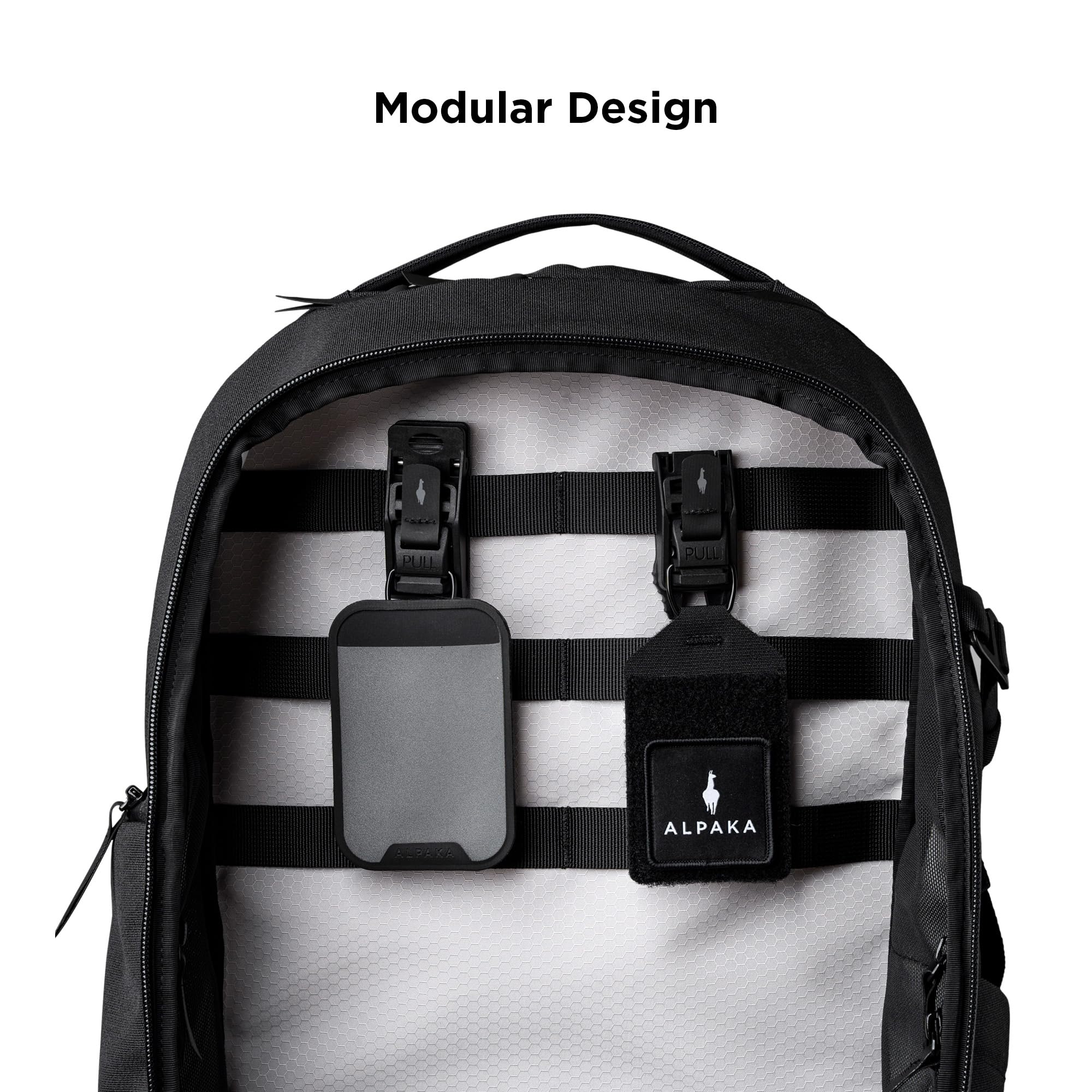 ALPAKA HUB Cardholder - Waterproof and Versatile Card Wallet - Front Pocket for ID Tag or Transport Card - Back Pocket Holds 2 to 4 Cards - Includes HUB Clip - Image 6