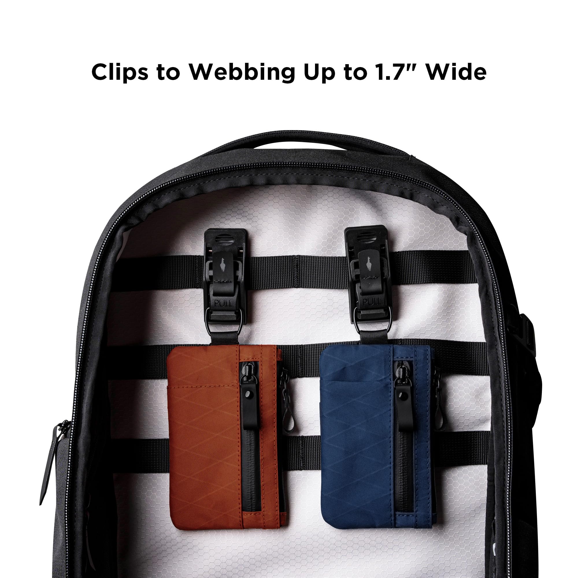 ALPAKA HUB Keychain: Key Organizer with Quick Release System - EDC Tactical Keychain Clip for Belt Backpack & MOLLE - Minimalist Key Holder with Fidlock Magnets - Ideal for Daily Use & Travel - Image 6