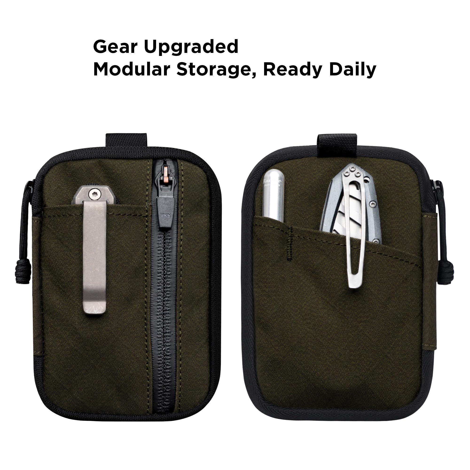 ALPAKA HUB Pouch Pro EDC Organizer - Small Tool Pouch for Electronics, Cables with YKK Zipper, Daily Use and Travel - Axogrid 300D Weatherproof UV Resistant Fabric - Image 3