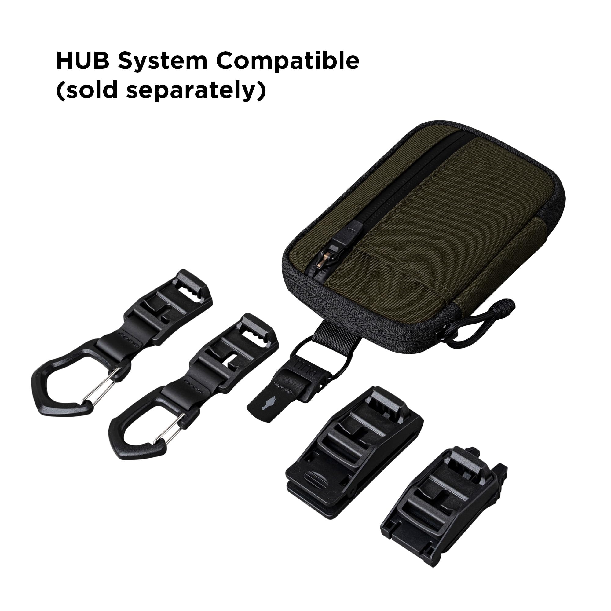 ALPAKA HUB Pouch Pro EDC Organizer - Small Tool Pouch for Electronics, Cables with YKK Zipper, Daily Use and Travel - Axogrid 300D Weatherproof UV Resistant Fabric - Image 6