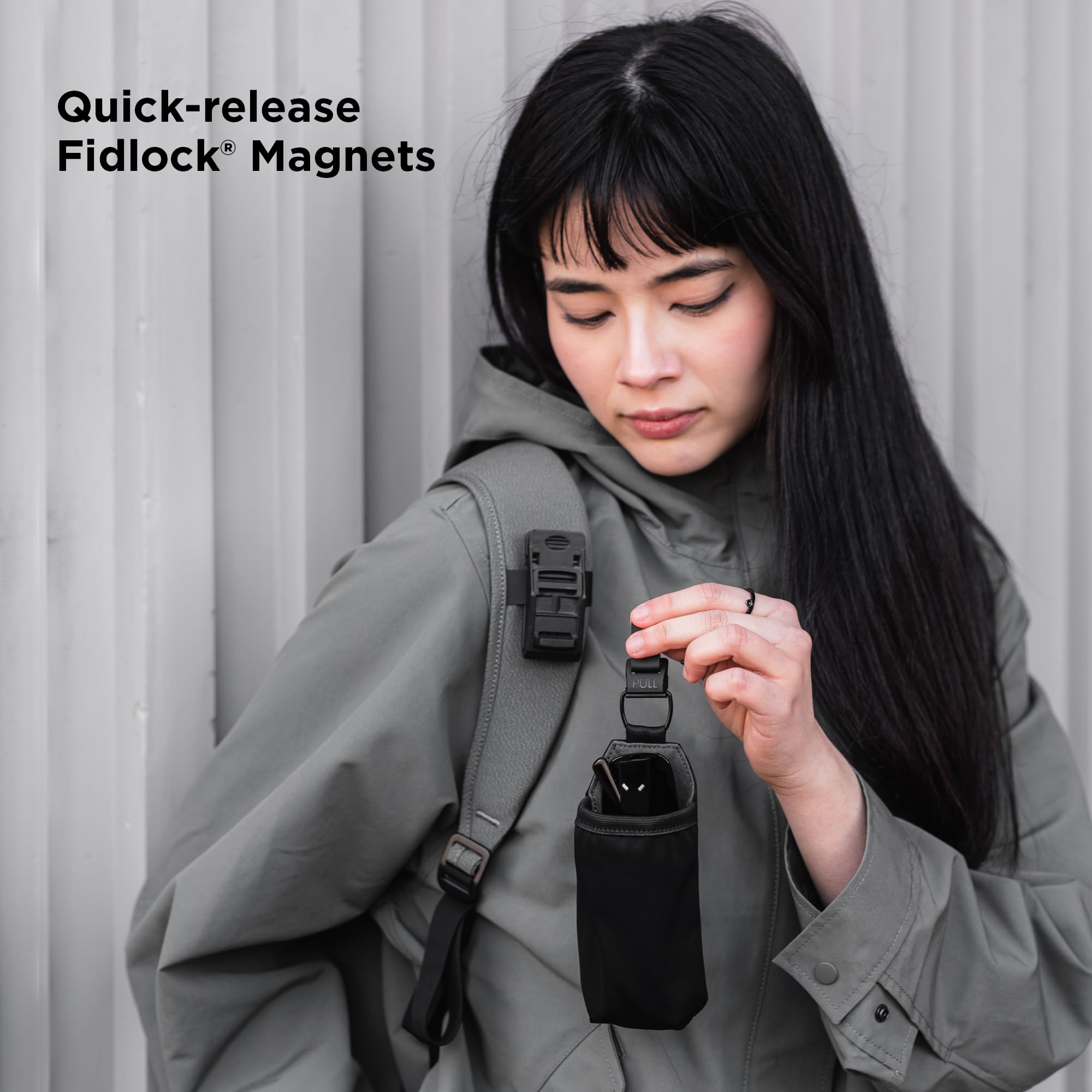 ALPAKA HUB Sunglasses Pouch - Microfibre Lined Stretch Holder with Anti Scratch Nylon 840D Weatherproof Fabric Travel Glasses Small Organizer Men & Women - HUB Clip Attaches Backpack Strap - Image 3