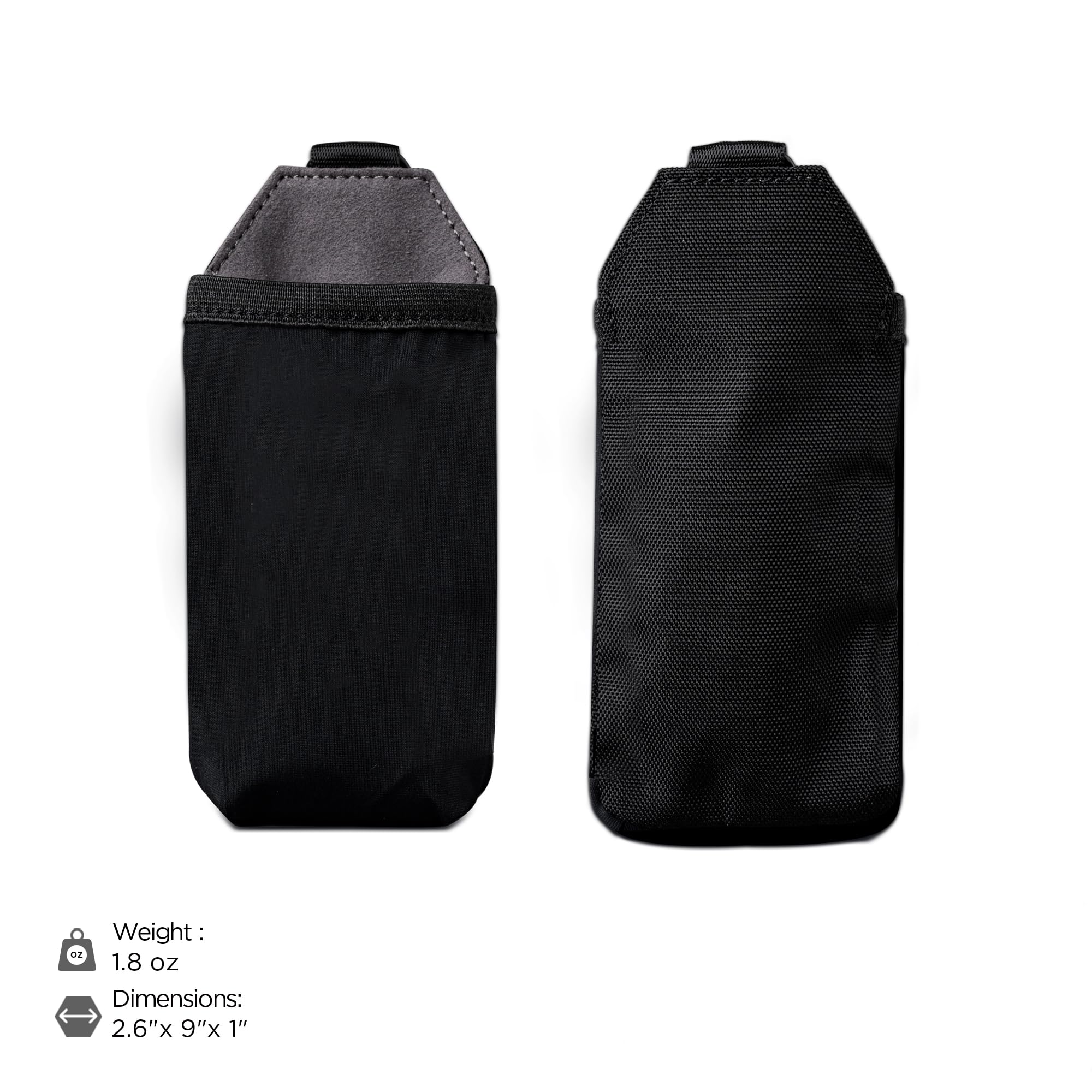 ALPAKA HUB Sunglasses Pouch - Microfibre Lined Stretch Holder with Anti Scratch Nylon 840D Weatherproof Fabric Travel Glasses Small Organizer Men & Women - HUB Clip Attaches Backpack Strap - Image 4