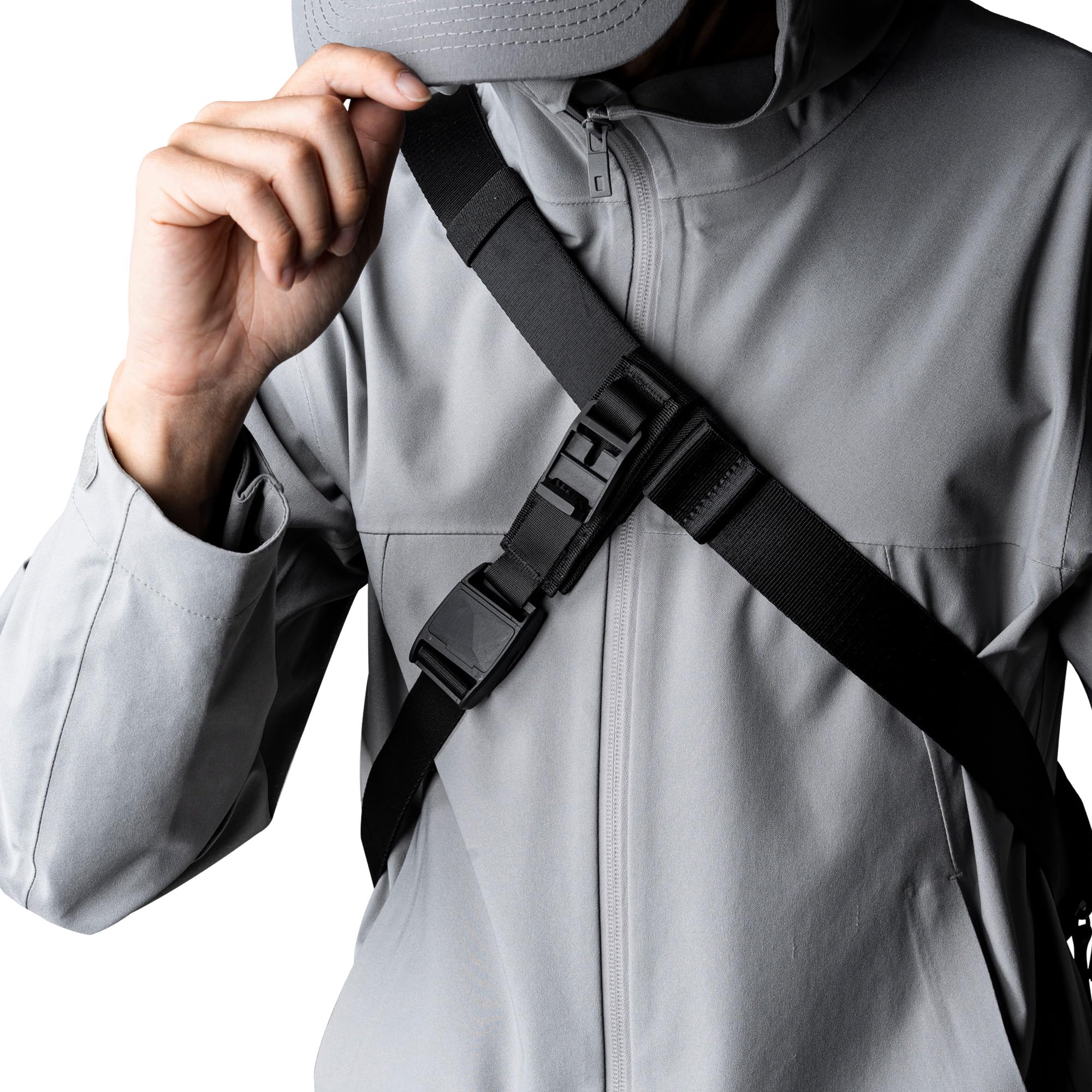 ALPAKA Magnetic Stabilizer Strap - Accessory for Crossbody Bag - Quick Release Maglockz Buckle - 360° Rotating Clasp to Move with Your Body - Heavy Duty Snaps - Magnetic Latch for HUB Accessories - Image 3