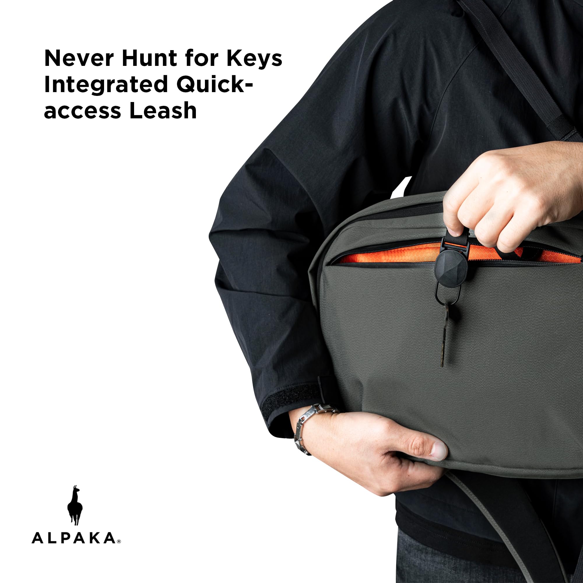 ALPAKA Metro Backpack,12L Small Work Backpack - Fits Most 14" Laptops, Soft-touch fleece-lined Sleeve, Weatherproof YKK Zipper Laptop Bag - Image 7