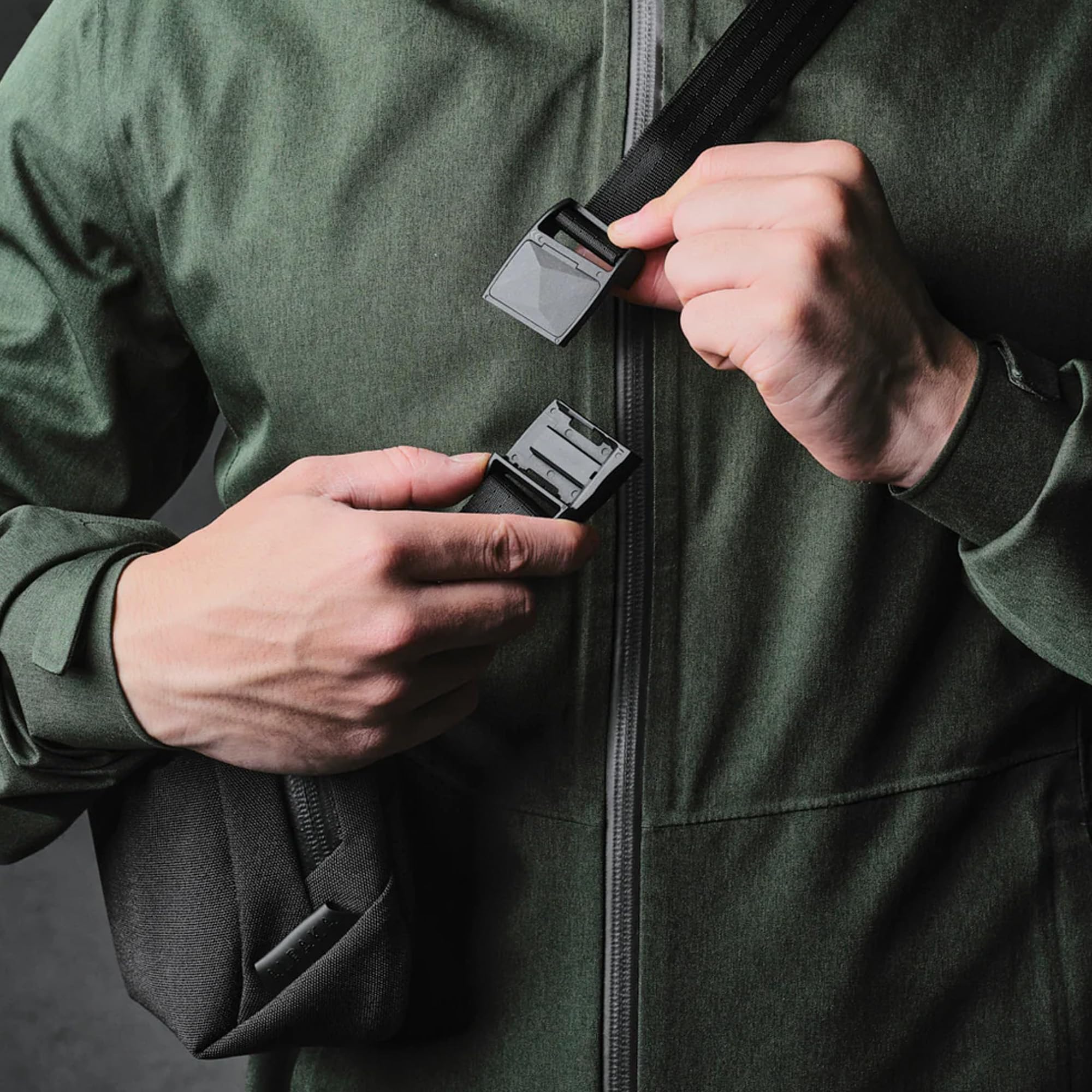 ALPAKA Mini Pro Strap with Maglockz Magnetic Quick-Release Buckle - Adjustable & Detachable, Fits Under 1" Webbing for Sling Bags, Compatible with Most Crossbody & Tech Bags - Image 4