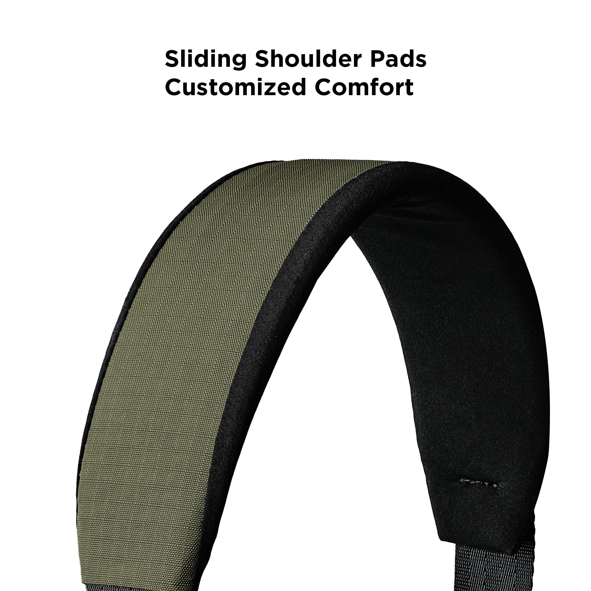 ALPAKA Padded Shoulder Strap - Adjustable, Removable Crossbody Strap for Purses, Handbags & Sling Bags - Made with Durable Axoflux 210D Nylon - Comfortable Cushioned Design for All-Day Wear,Green - Image 7