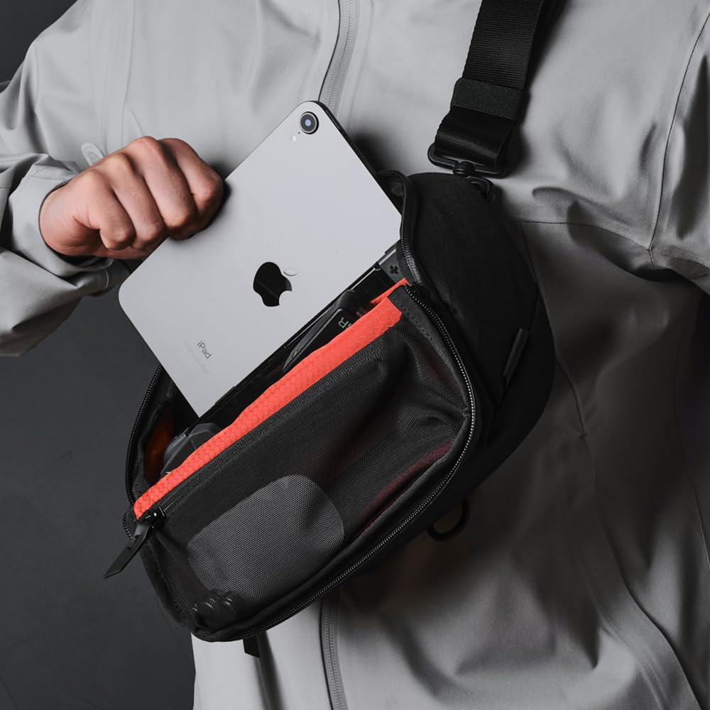 ALPAKA Vertex Pouch - Mens Sling Bag, Fits iPad Mini, Electronics & Accessories, Removable Strap, Weatherproof Fabric - Image 3