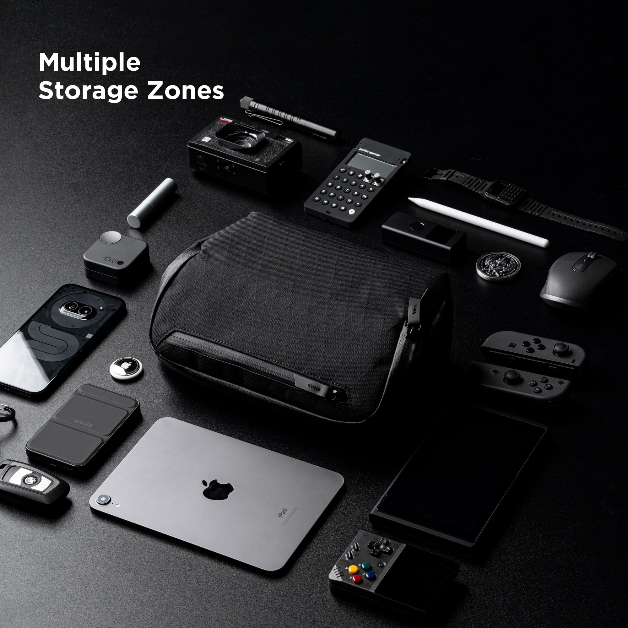 ALPAKA Vertex Pouch - Mens Sling Bag, Fits iPad Mini, Electronics & Accessories, Removable Strap, Weatherproof Fabric - Image 9