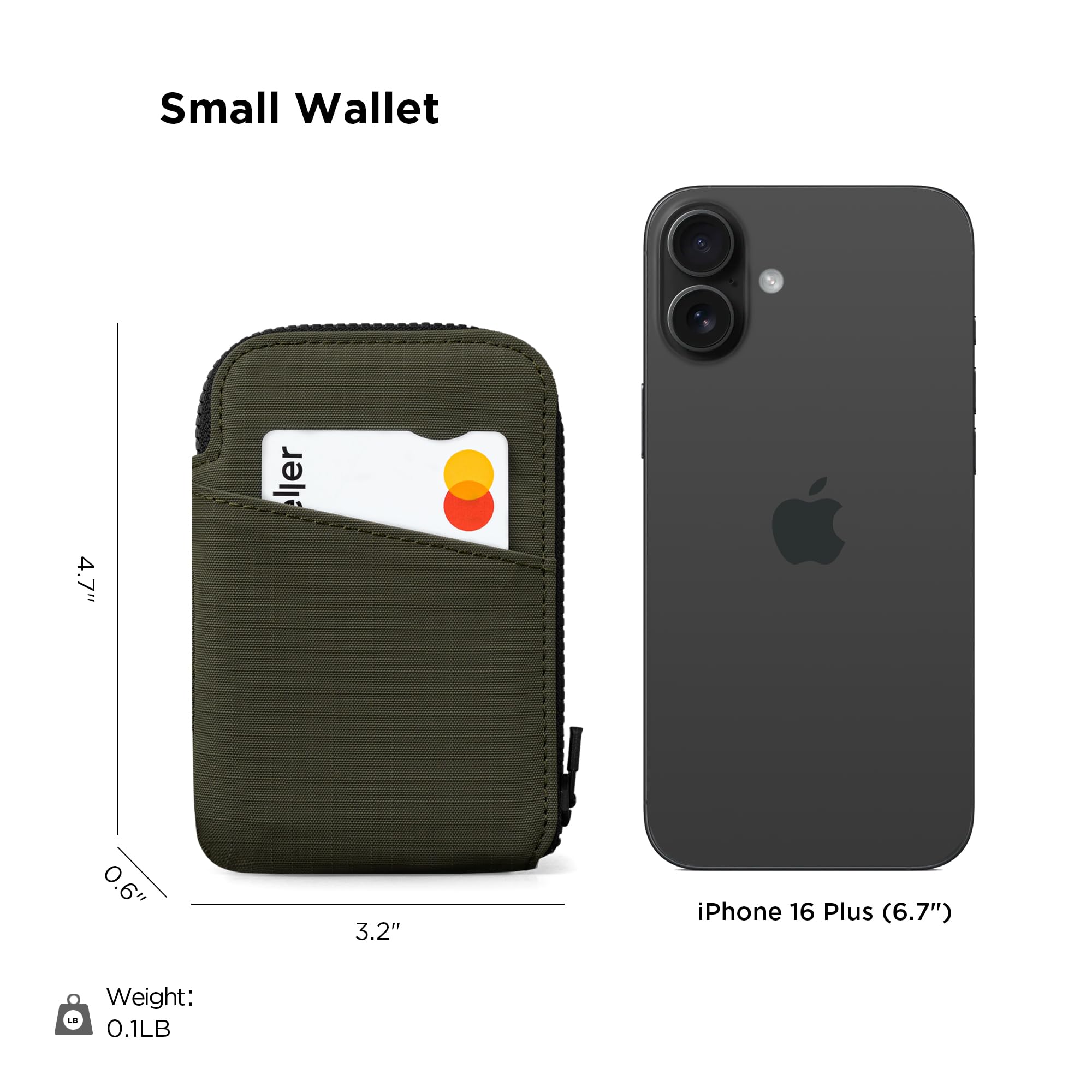 ALPAKA Zip Card Pouch - Holds 12-20 Cards, Cash Made With Weatherproof Fabric, YKK Zipper, RFID Blocking Card Wallet and Coin Pouch for Men - Image 5