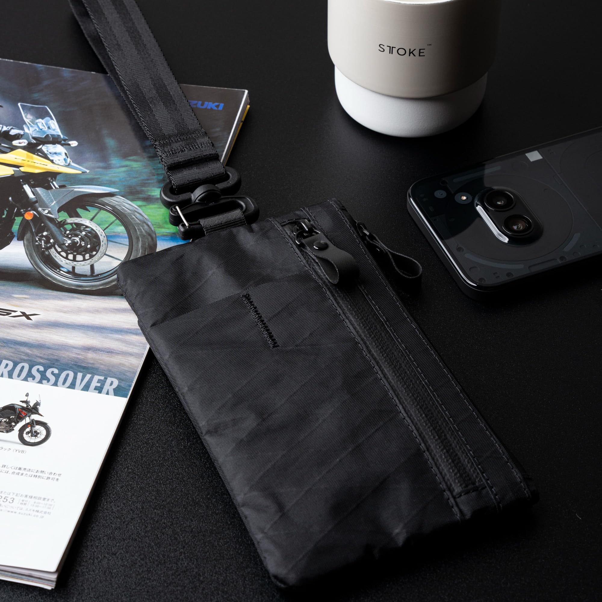 ALPAKA Zip Clutch, Zipper Wallet and EDC Carrier - RFID Blocking Material Passport Wallet- 3 External Slots for EDC Gear - Image 6