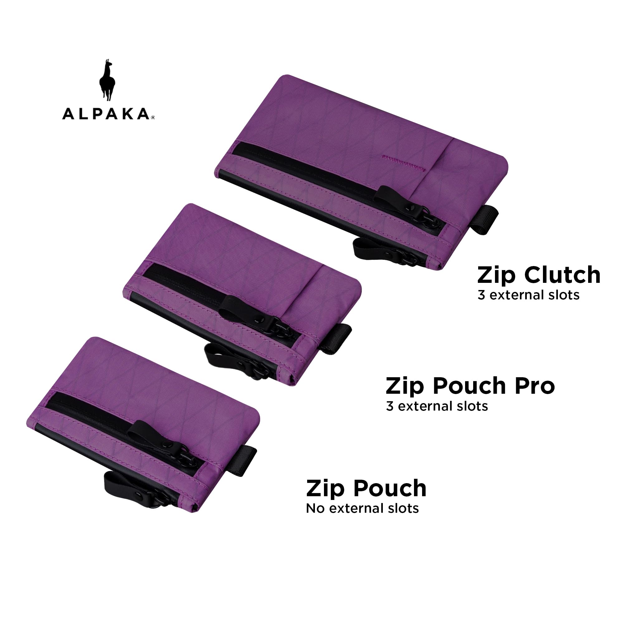 ALPAKA Zip Pouch Pro - Minimalist Zipper Wallet - with RFID Blocking ID Card Holder Wallet with Zipper for Men with Multi-tool Slot - Image 5