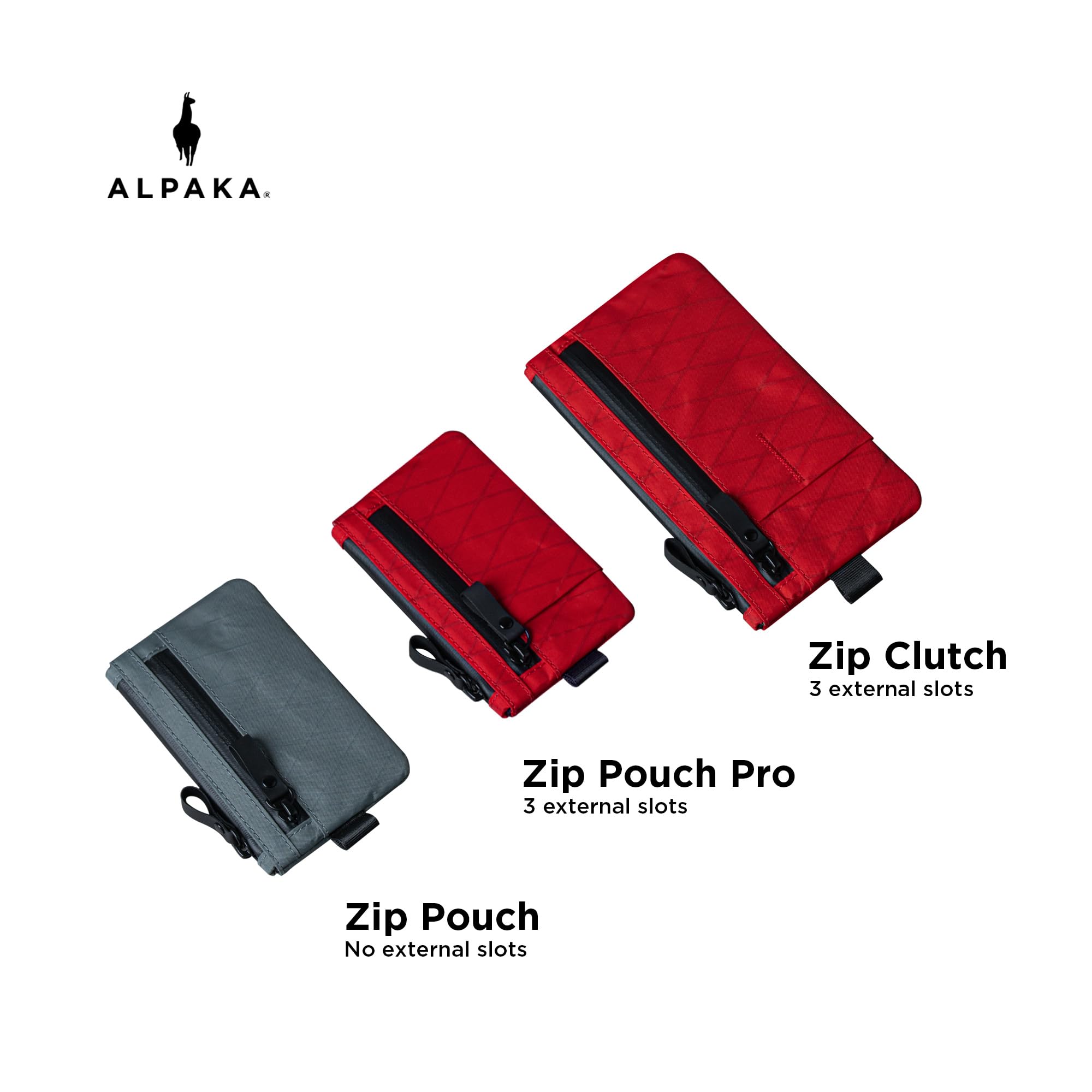 ALPAKA Zip Pouch Pro - Minimalist Zipper Wallet - with RFID Blocking ID Card Holder Wallet with Zipper for Men with Multi-tool Slot - Image 7